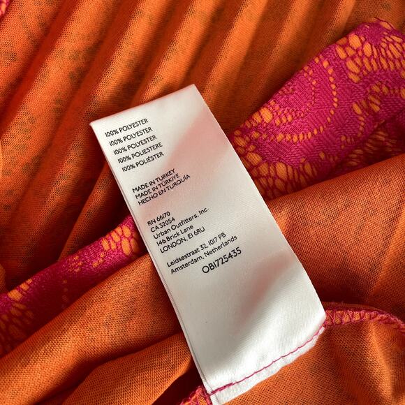 Anthropologie Maeve Pleated Jersey Skirt Size Medium Pink - Picture 12 of 14